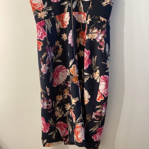 Nicholas Lucile Corset Floral Midi Dress Women’s Designer Summer Party Wedding - Picture 10 of 16